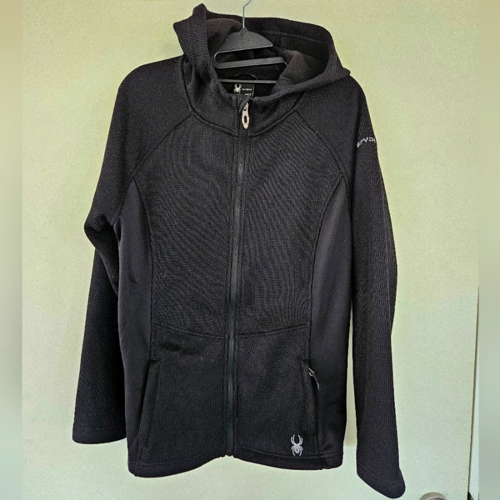 Spyder waffle knit zipup